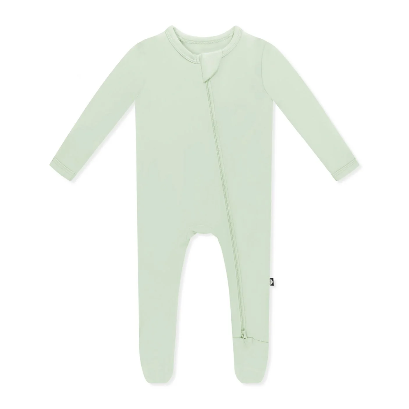 Zippered Footie - Basil by Kyte Baby