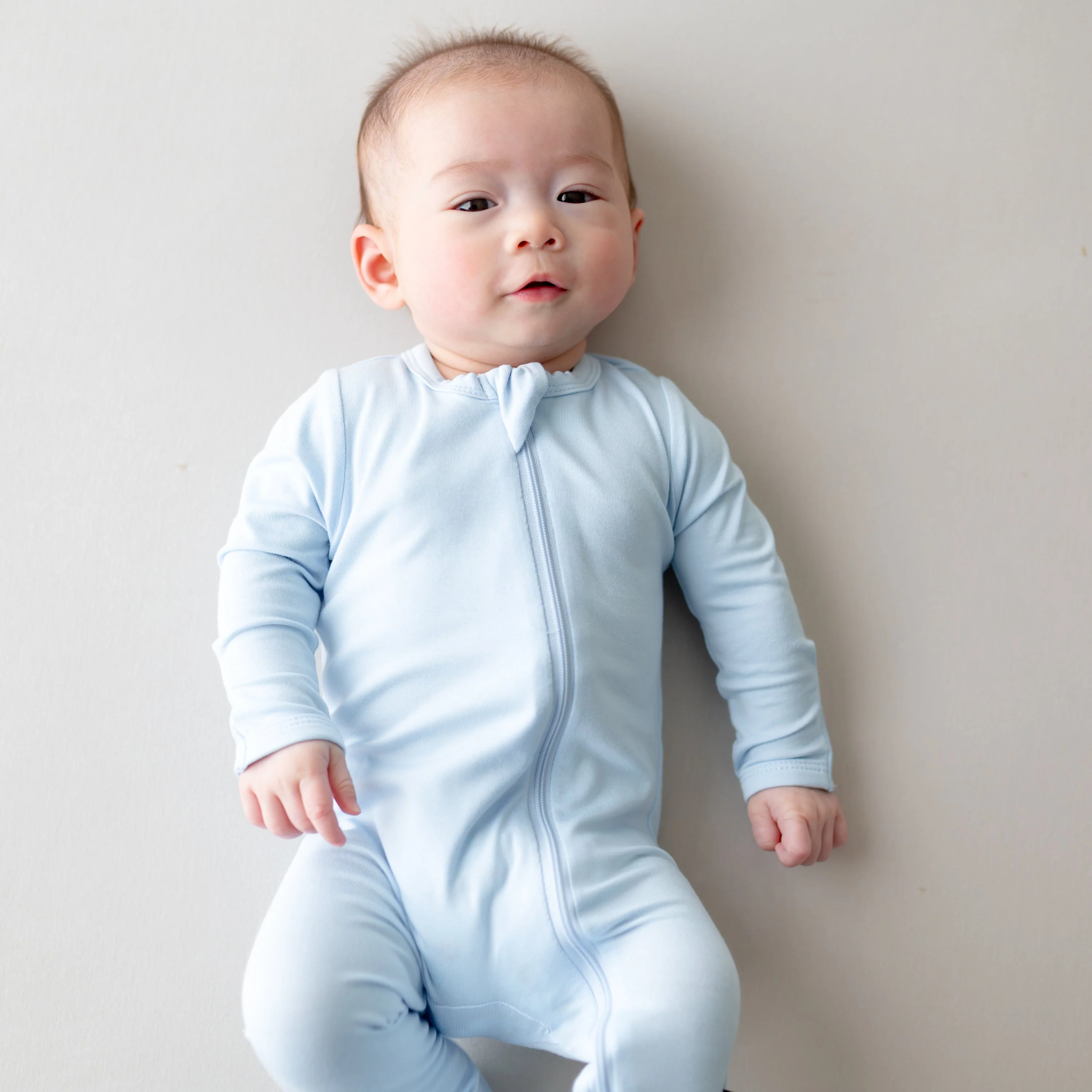 Zippered Footie - Breeze by Kyte Baby - Image 3
