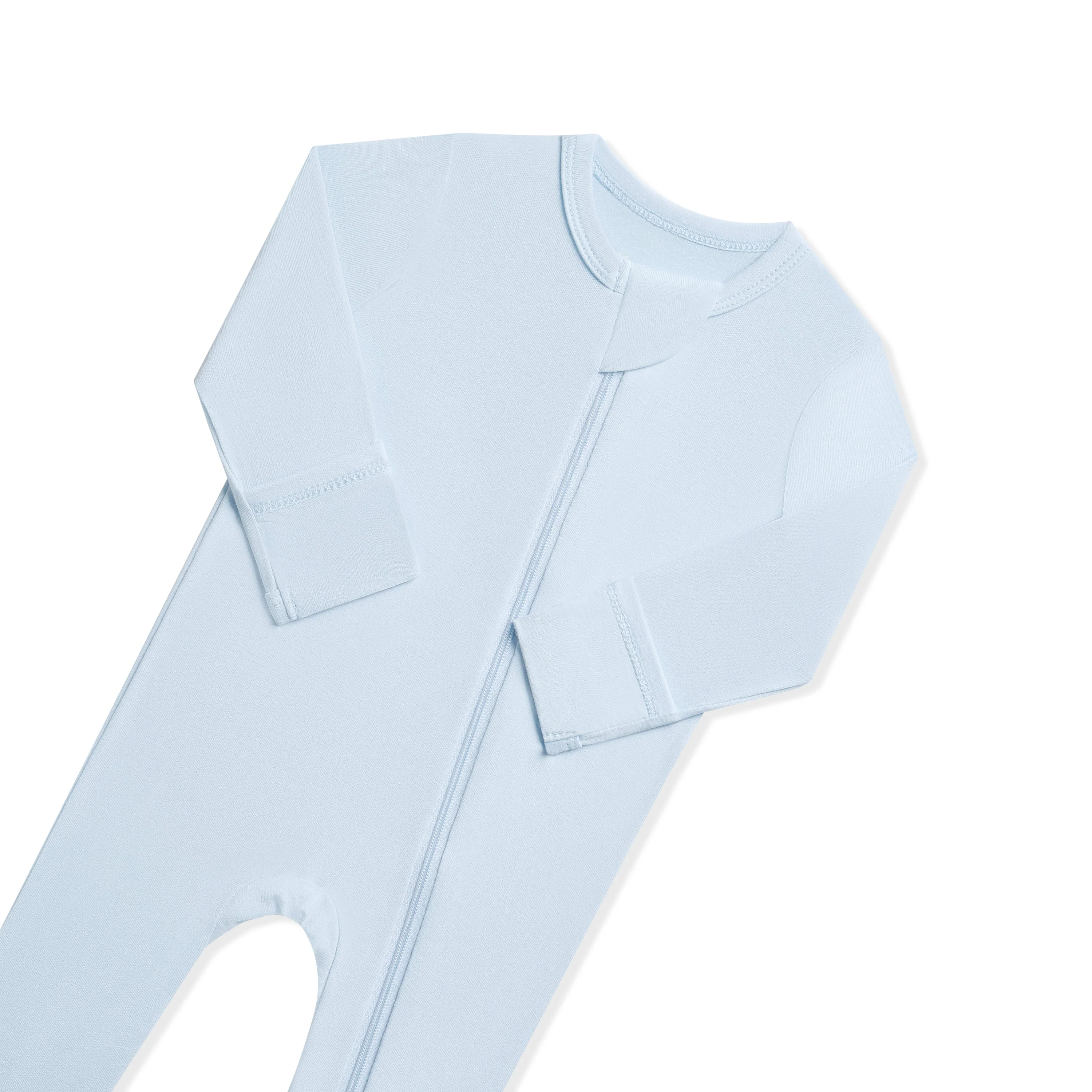Zippered Footie - Breeze by Kyte Baby - Image 5