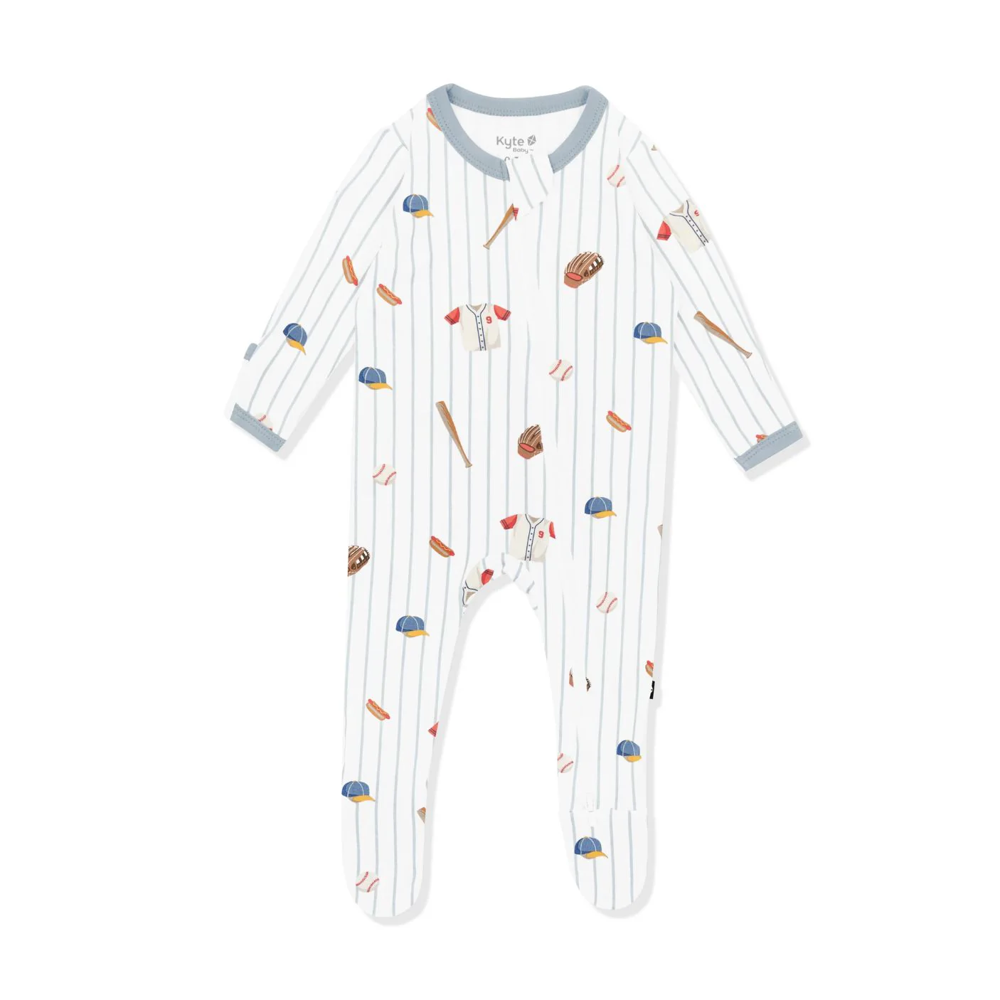 Zippered Footie - Home Run by Kyte Baby
