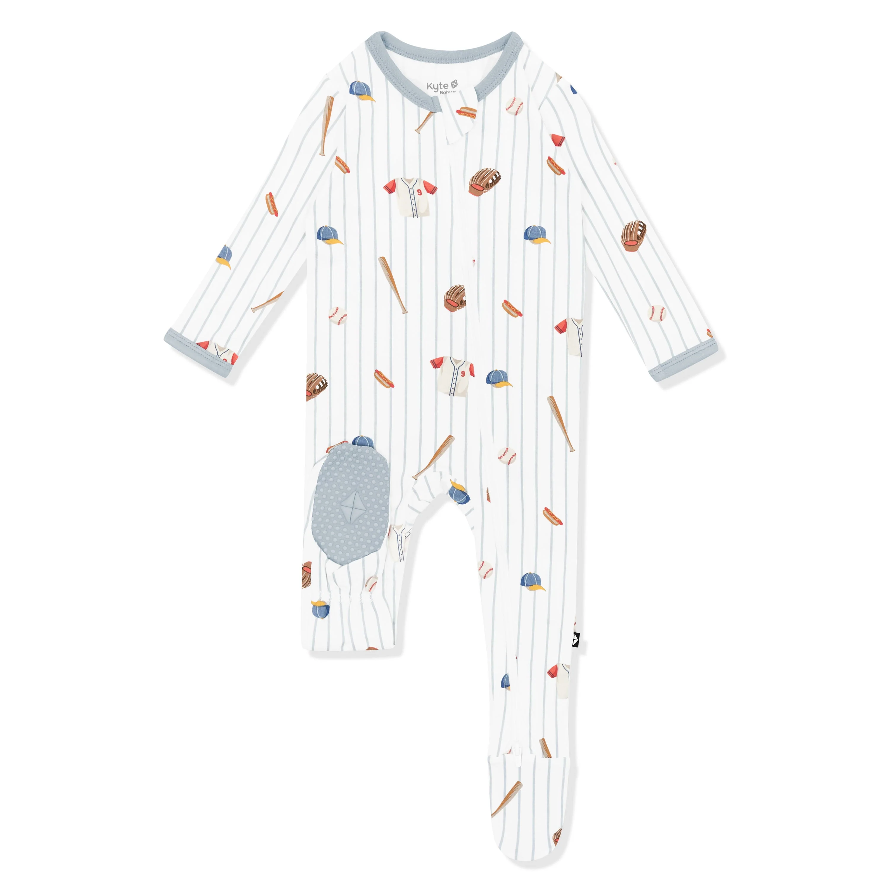 Zippered Footie - Home Run by Kyte Baby - Image 6