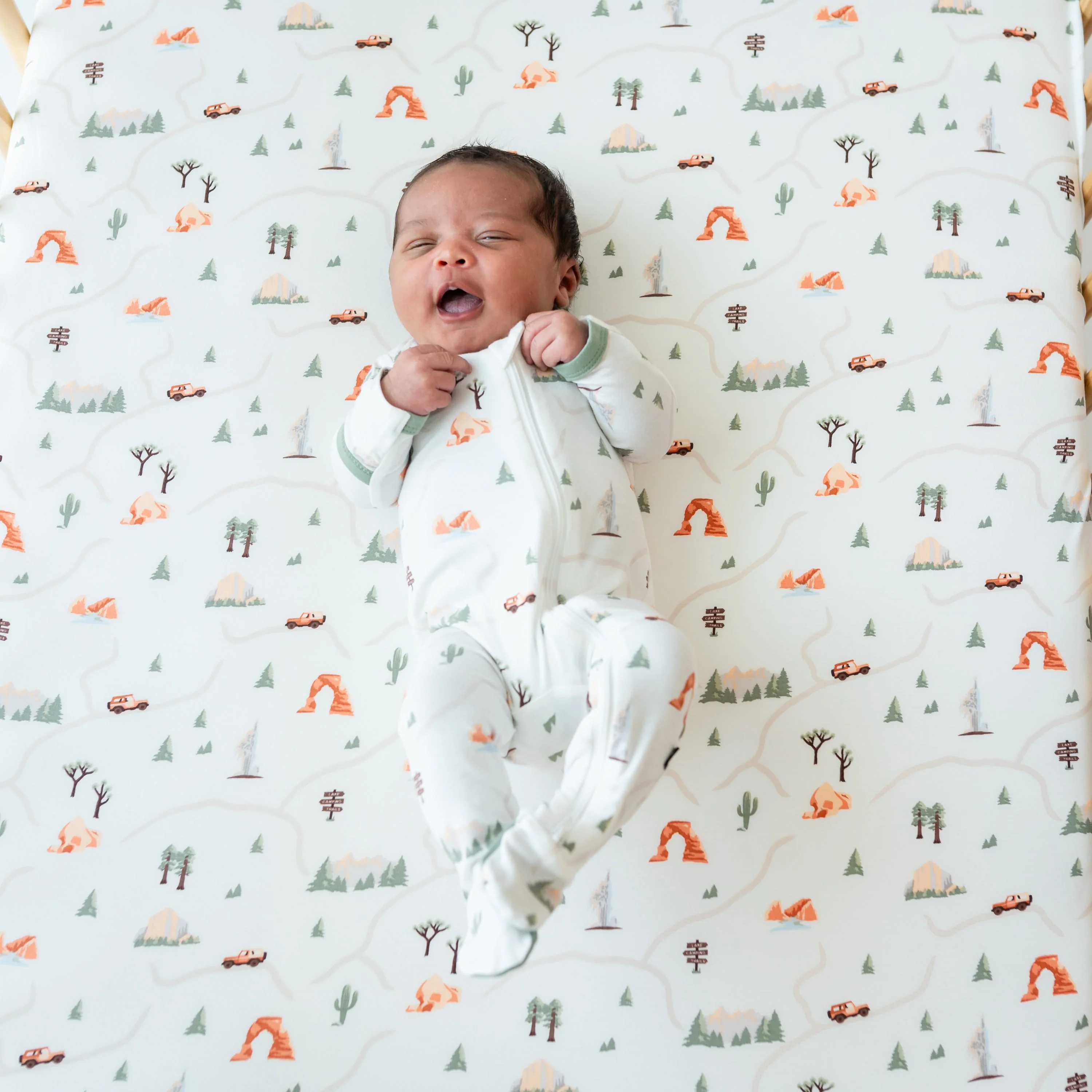 Zippered Footie - Road Trip by Kyte Baby - Image 4