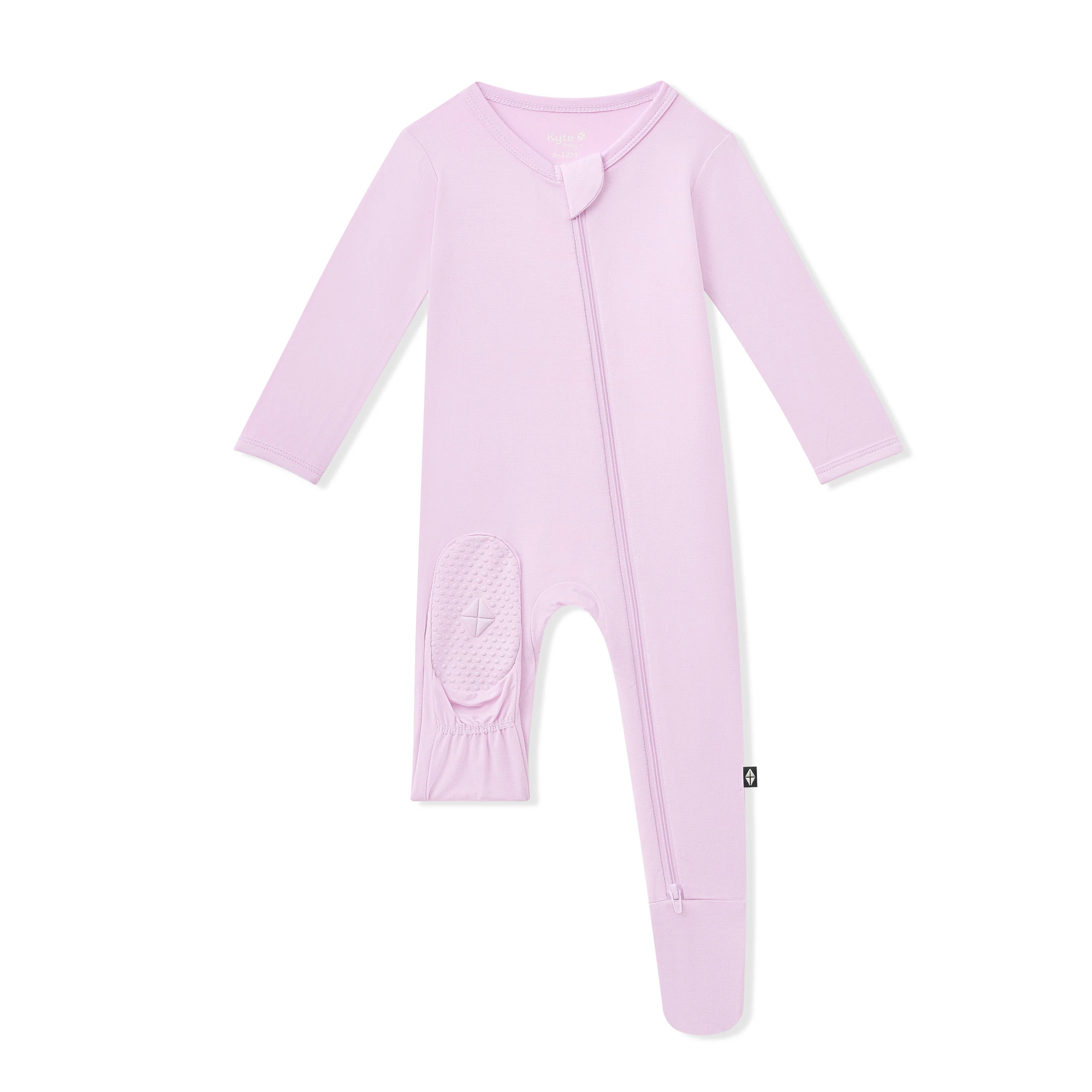 Zippered Footie - Thistle by Kyte Baby - Image 6