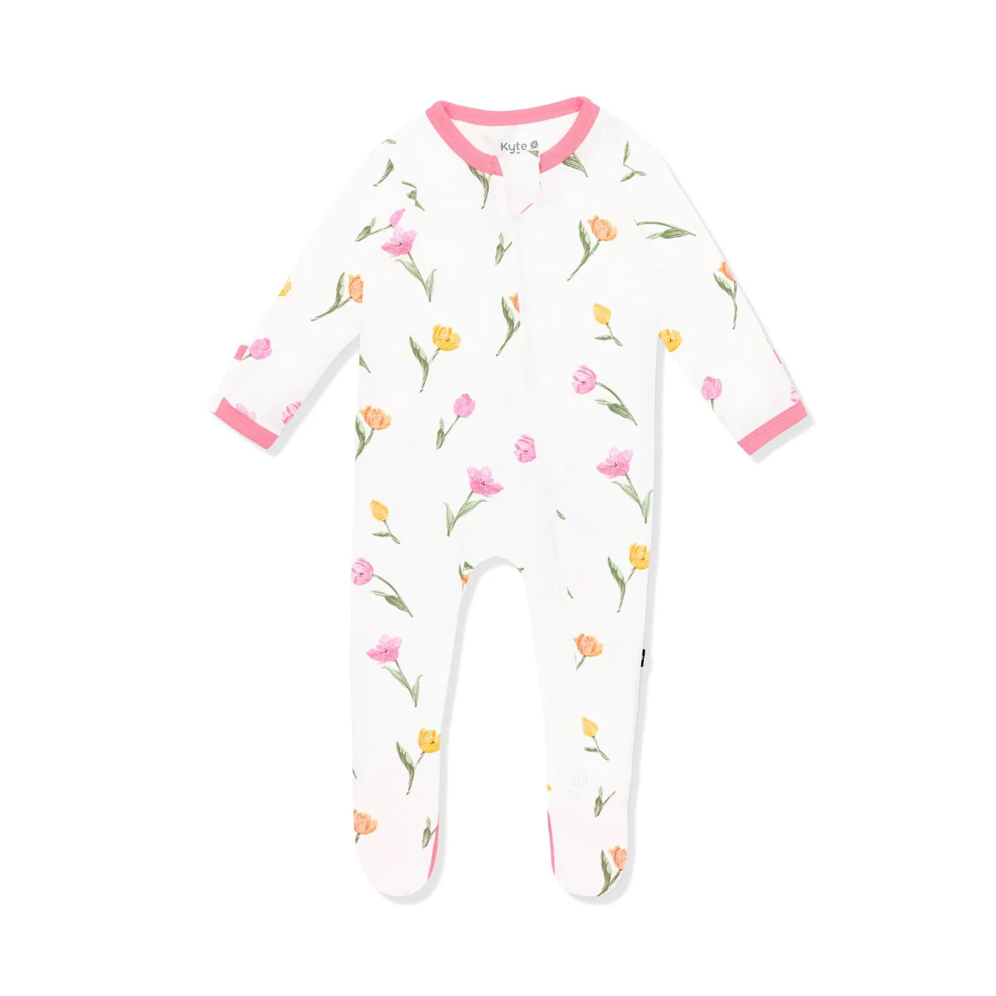 Zippered Footie - Tulip by Kyte Baby