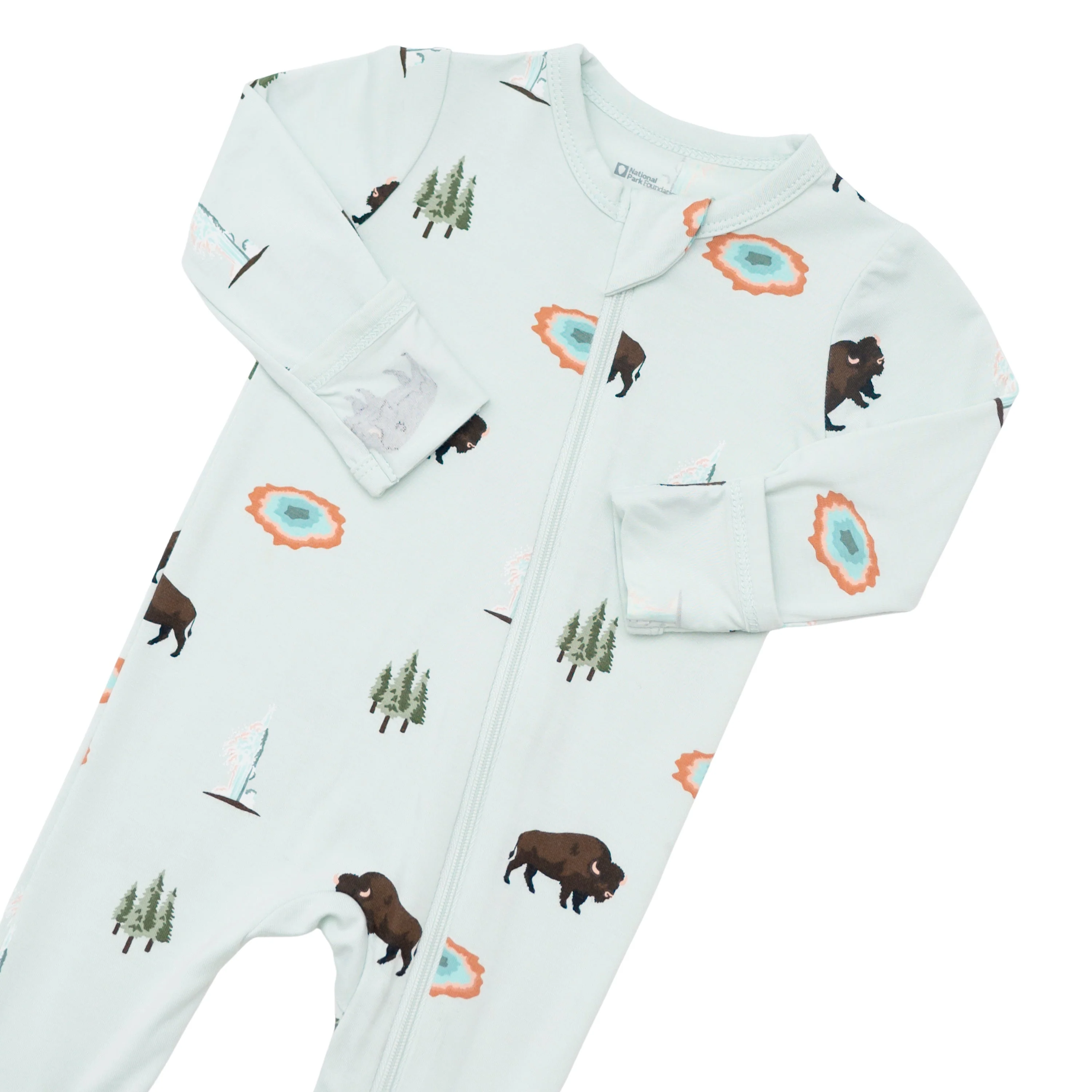 Zippered Footie - Yellowstone by Kyte Baby - Image 4