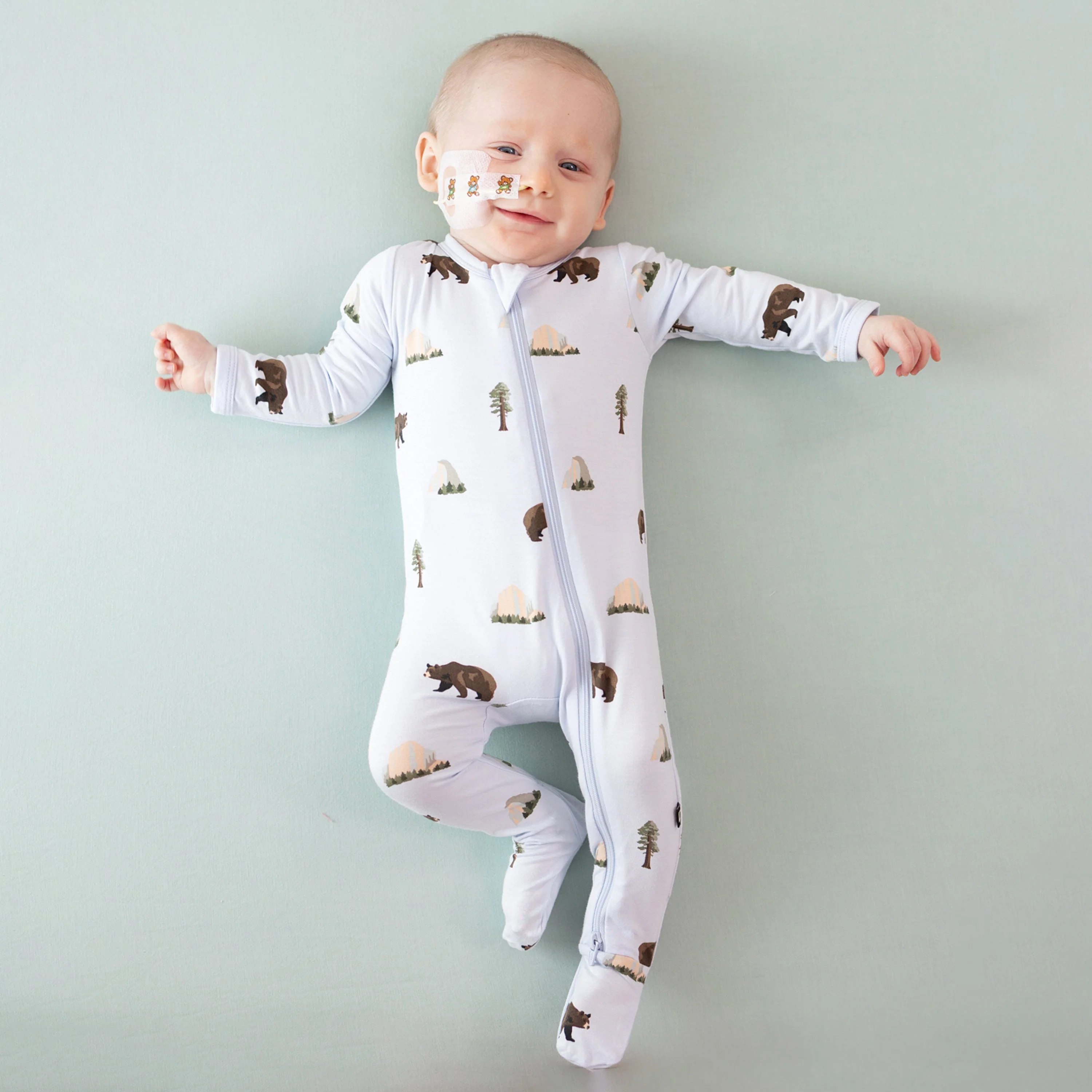 Zippered Footie - Yosemite by Kyte Baby - Image 2