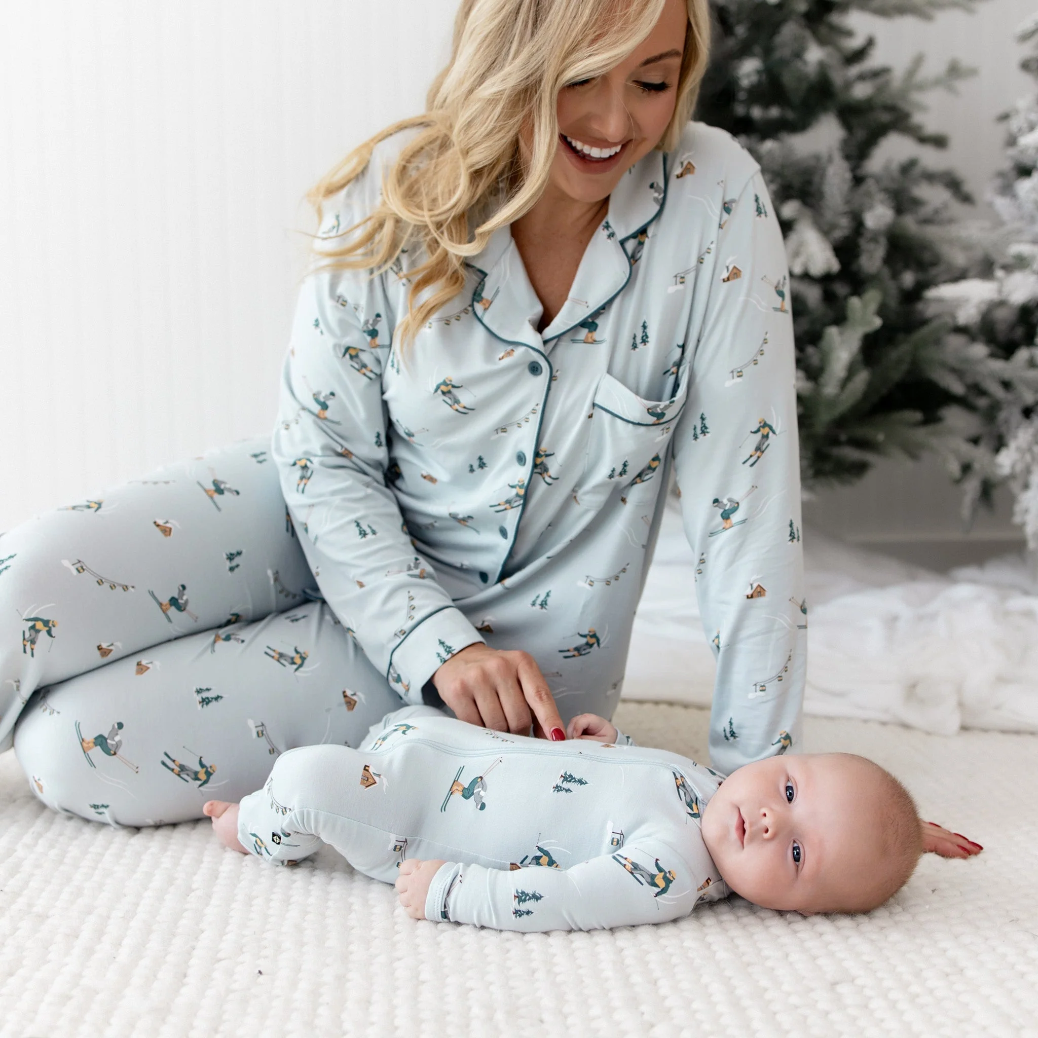 Zippered Romper - Ski by Kyte Baby - Image 4