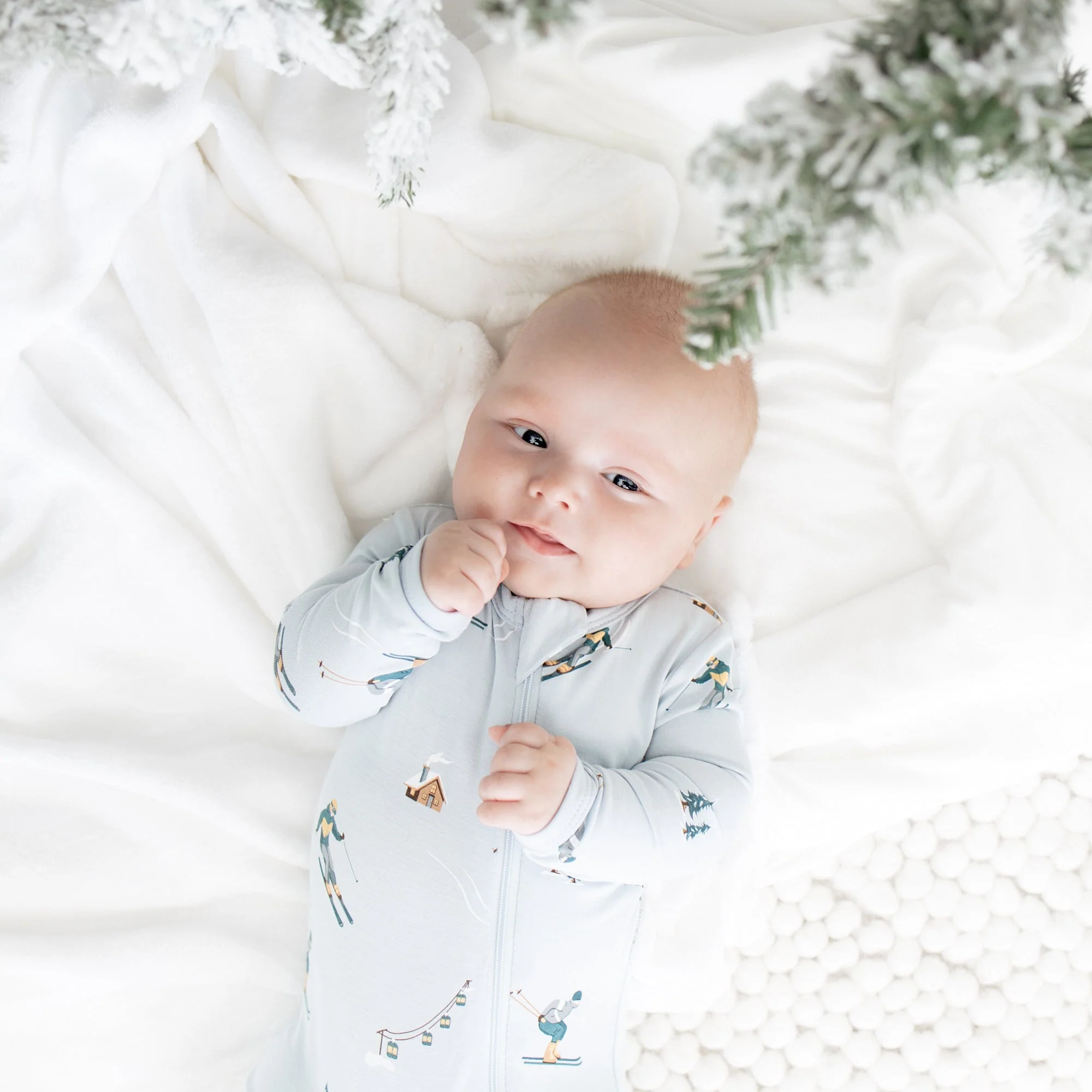 Zippered Romper - Ski by Kyte Baby - Image 5
