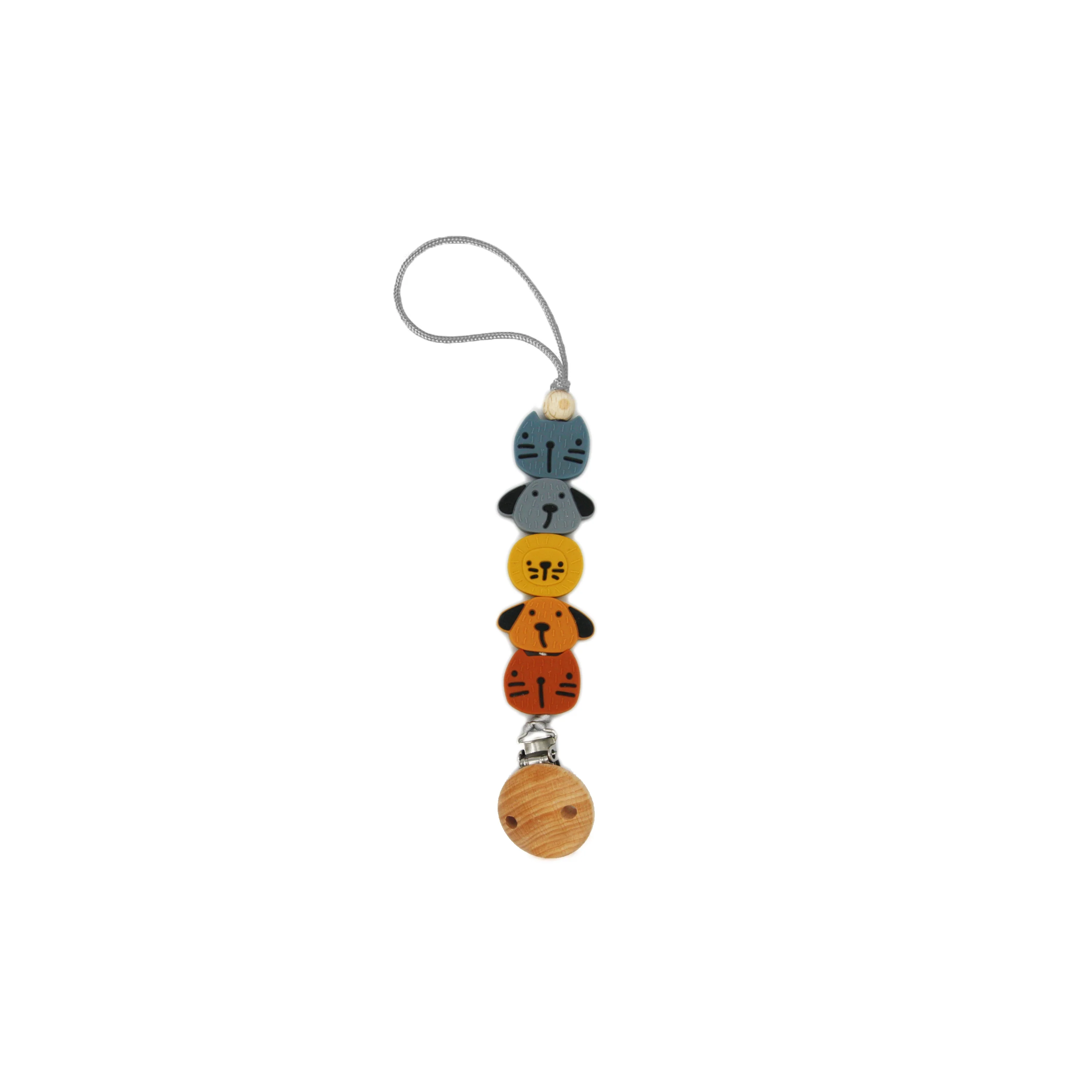 Zoo Pacifier Holder by Cotton Cloud - Image 2